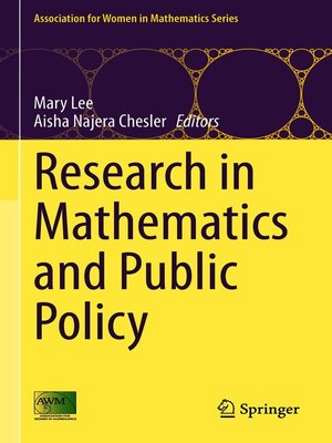 cover image of Research in Mathematics and Public Policy
